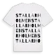 Stallarholmen ordlek t-shirt