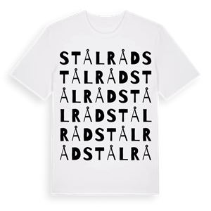 Stålråd ordlek t-shirt – ekologisk bomull t-shirt från Pinshirt