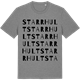 Mid Heather Gray t-shirt med Starrhult ordlek t-shirt
