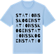 Blue Soul t-shirt med Stationsskogen ordlek t-shirt
