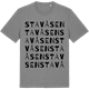 Mid Heather Gray t-shirt med Stavåsen ordlek t-shirt