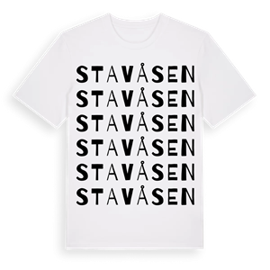 Stavåsen ordlek t-shirt – ekologisk bomull t-shirt från Pinshirt