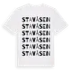 White t-shirt med Stavåsen ordlek t-shirt