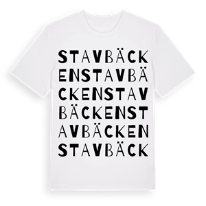 Stavbäcken ordlek t-shirt – ekologisk bomull t-shirt från Pinshirt