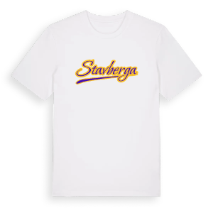 Stavberga baseball t-shirt – ekologisk bomull t-shirt från Pinshirt