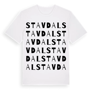 Stavdal ordlek t-shirt – ekologisk bomull t-shirt från Pinshirt