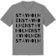 Mid Heather Gray t-shirt med Stavholmen ordlek t-shirt