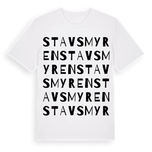 Stavsmyren ordlek t-shirt – ekologisk bomull t-shirt från Pinshirt