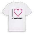 Jag älskar Stavstugan t-shirt stort tryck