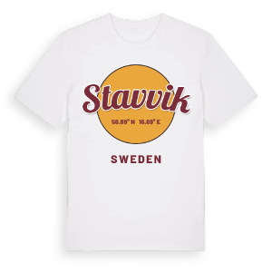 Stavvik cirkel t-shirt – ekologisk bomull t-shirt från Pinshirt
