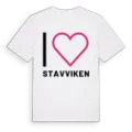 Jag älskar Stavviken t-shirt stort tryck