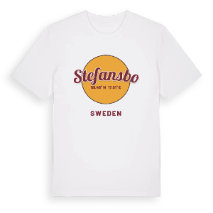 Stefansbo cirkel t-shirt – ekologisk bomull t-shirt från Pinshirt