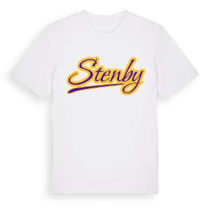 Stenby baseball t-shirt – ekologisk bomull t-shirt från Pinshirt