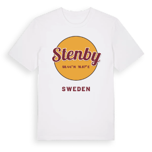 Stenby cirkel t-shirt – ekologisk bomull t-shirt från Pinshirt