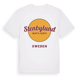 Stenbylund cirkel t-shirt – ekologisk bomull t-shirt från Pinshirt