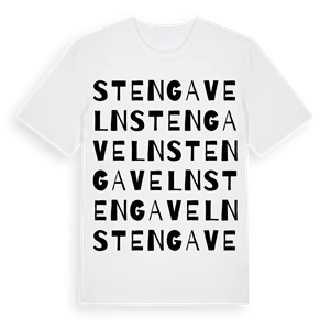Stengaveln ordlek t-shirt – ekologisk bomull t-shirt från Pinshirt