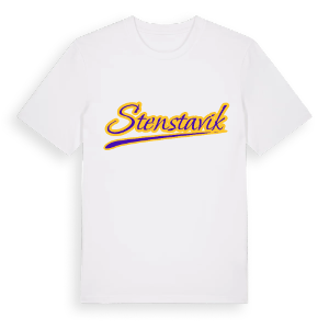 Stenstavik baseball t-shirt – ekologisk bomull t-shirt från Pinshirt