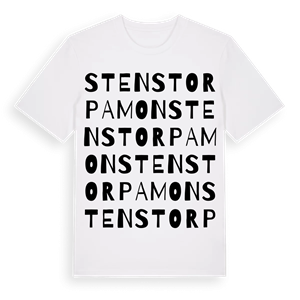 Stenstorpamon ordlek t-shirt – ekologisk bomull t-shirt från Pinshirt