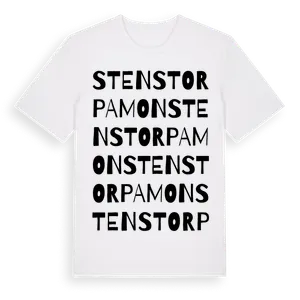 Stenstorpamon ordlek t-shirt – ekologisk bomull t-shirt från Pinshirt