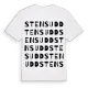 Stensudd ordlek t-shirt