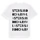 Stensund och Krymla ordlek t-shirt