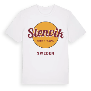 Stenvik cirkel t-shirt – ekologisk bomull t-shirt från Pinshirt