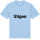 Blue Soul t-shirt med Stigen fetstil t-shirt