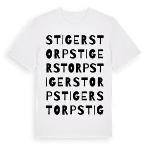 Stigerstorp ordlek t-shirt – ekologisk bomull t-shirt från Pinshirt