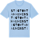 Blue Soul t-shirt med Stigtomtamalmen ordlek t-shirt