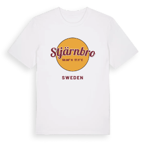 Stjärnbro cirkel t-shirt – ekologisk bomull t-shirt från Pinshirt