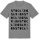 Mid Heather Gray t-shirt med Stockängskvarn ordlek t-shirt