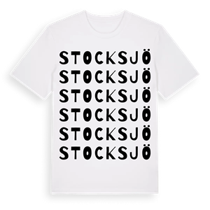 Stocksjö ordlek t-shirt – ekologisk bomull t-shirt från Pinshirt