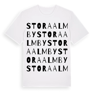Stora Almby ordlek t-shirt – ekologisk bomull t-shirt från Pinshirt
