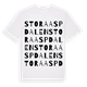 Stora Aspdalen ordlek t-shirt