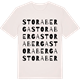Vintage White t-shirt med Stora Berga ordlek t-shirt
