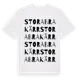 White t-shirt med Stora Brakärr ordlek t-shirt