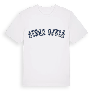 Stora Djulö college t-shirt – ekologisk bomull t-shirt från Pinshirt
