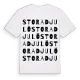Stora Djulö ordlek t-shirt
