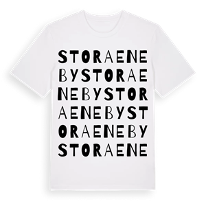 Stora Eneby ordlek t-shirt – ekologisk bomull t-shirt från Pinshirt