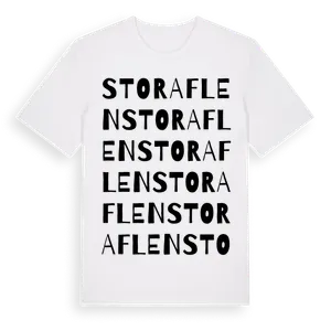 Stora Flen ordlek t-shirt – ekologisk bomull t-shirt från Pinshirt
