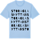 Blue Soul t-shirt med Stora Glashyttan ordlek t-shirt