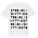 Stora Glashyttan ordlek t-shirt