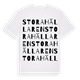 Stora Hällaren ordlek t-shirt
