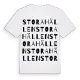 Stora Hällen ordlek t-shirt