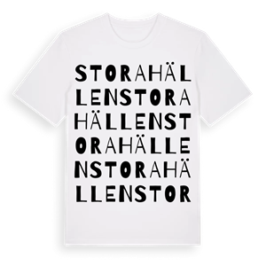 Stora Hällen ordlek t-shirt – ekologisk bomull t-shirt från Pinshirt