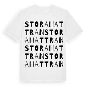 Stora Hattran ordlek t-shirt – ekologisk bomull t-shirt från Pinshirt