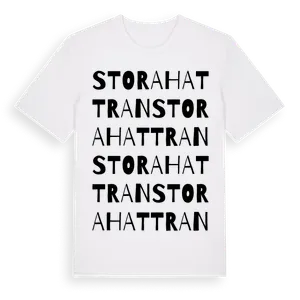 Stora Hattran ordlek t-shirt – ekologisk bomull t-shirt från Pinshirt
