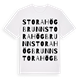 Stora Högbrunn ordlek t-shirt