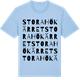 Blue Soul t-shirt med Stora Hökärret ordlek t-shirt