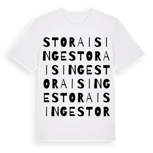Stora Isinge ordlek t-shirt – ekologisk bomull t-shirt från Pinshirt